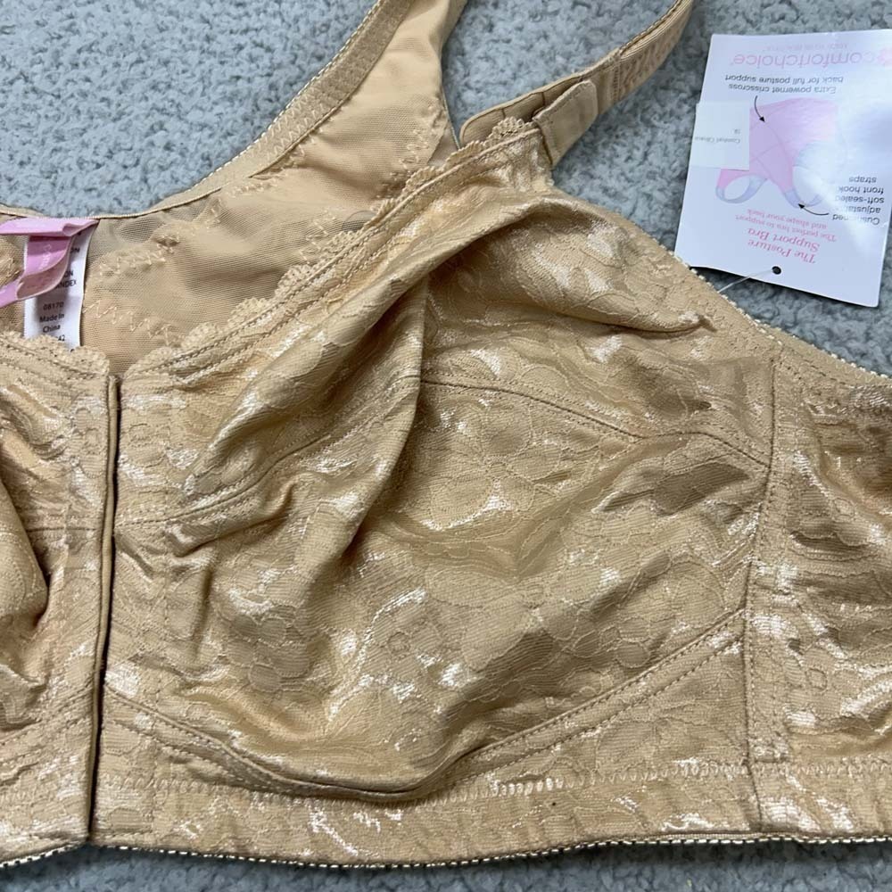 Comfort Choice Bra 46B Full Coverage 27-1238-8 Posture Support Bra NWT - Picture 2 of 9